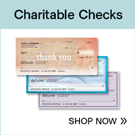 Shop for Charitable Checks from Deluxe