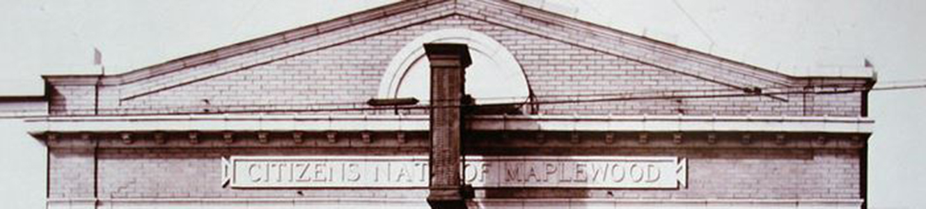 Photo of old Citizens National of Maplewood building