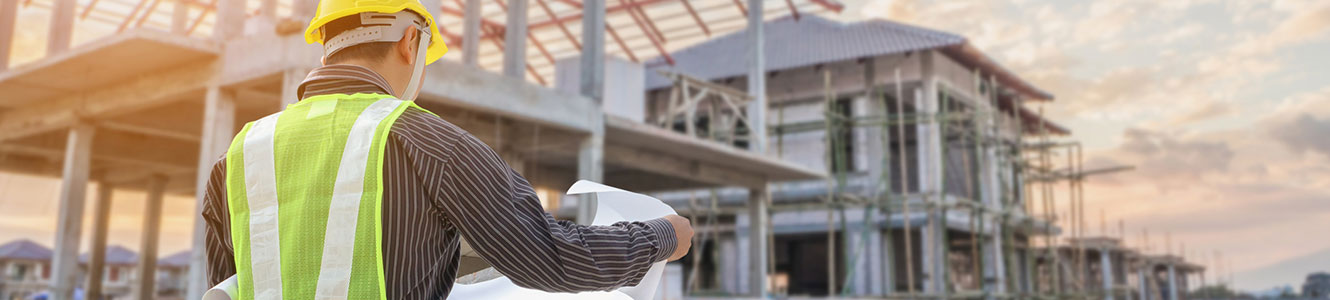 Construction worker on a site