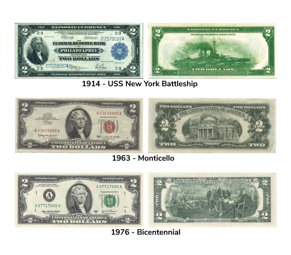 History of the Infamous $2 Two-Dollar Bill