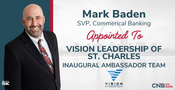 Mark Baden SVP Commercial appotined to Vision Leadership Ambassador
