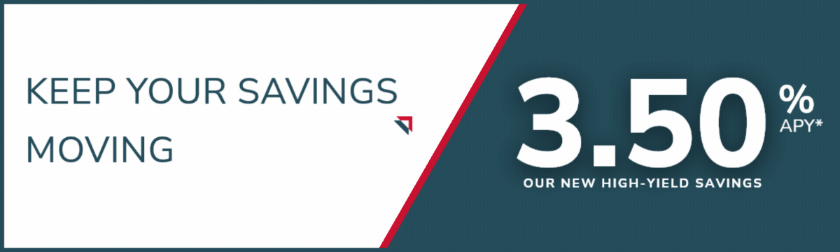 3.50 % on high yeild savings account 