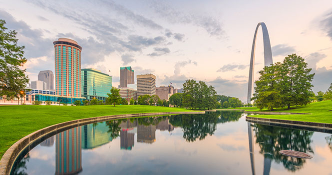 Skyline of St. Louis