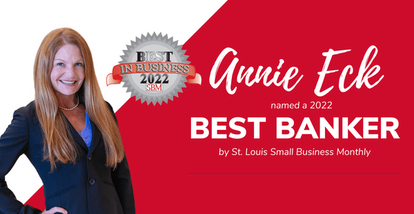 Annie Eck named a 2022 Best Banker by St. Louis Small Business Monthly