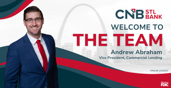 Andrew Abraham's welcome to the team graphic 